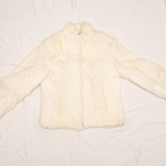 Reversible Seduction Rabbit Fur Coat - Picture 4 of 5